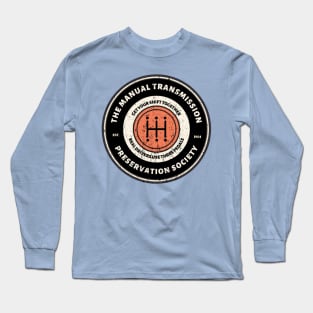 Manual Transmission Retro Style Long Sleeve T-Shirt